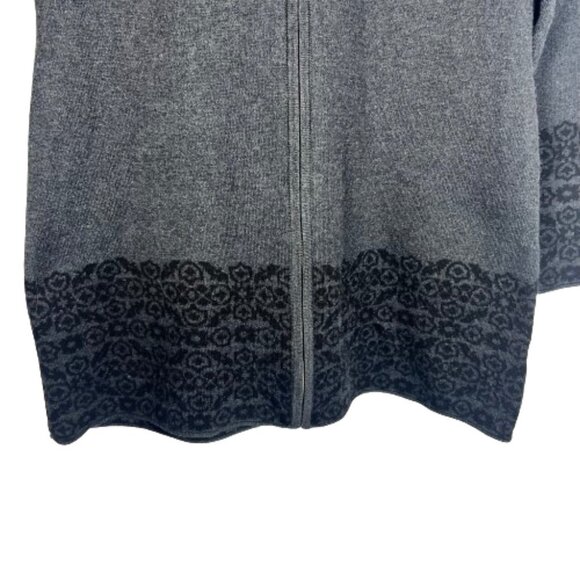 Cynthia Rowley Womens Full Zip Hooded Long Cardigan Sweater Size Medium - Picture 5 of 9